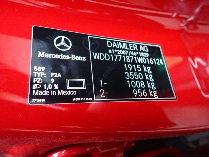 Photo 14 VIN: WDD1771871W016124 - MERCEDES-BENZ A KLASA 