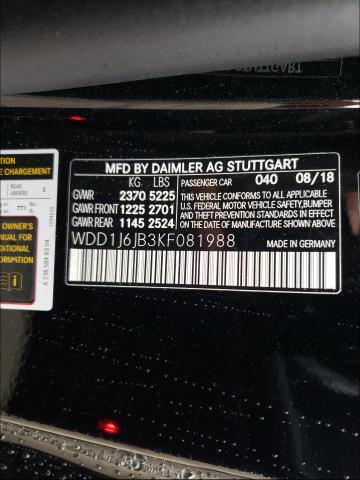 Photo 9 VIN: WDD1J6JB3KF081988 - MERCEDES-BENZ E 450 4MAT 