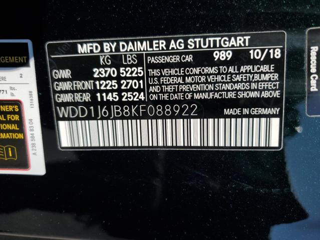 Photo 11 VIN: WDD1J6JB8KF088922 - MERCEDES-BENZ E 450 4MAT 