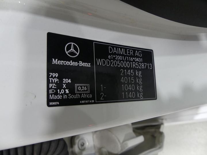 Photo 3 VIN: WDD2050001R528713 - MERCEDES-BENZ C 