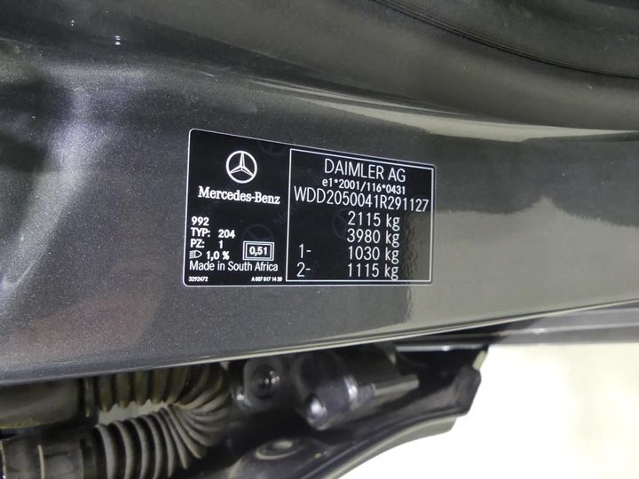 Photo 3 VIN: WDD2050041R291127 - MERCEDES-BENZ C 