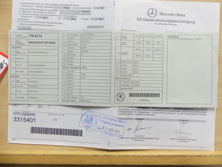 Photo 12 VIN: WDD2050071R314063 - MERCEDES-BENZ C 