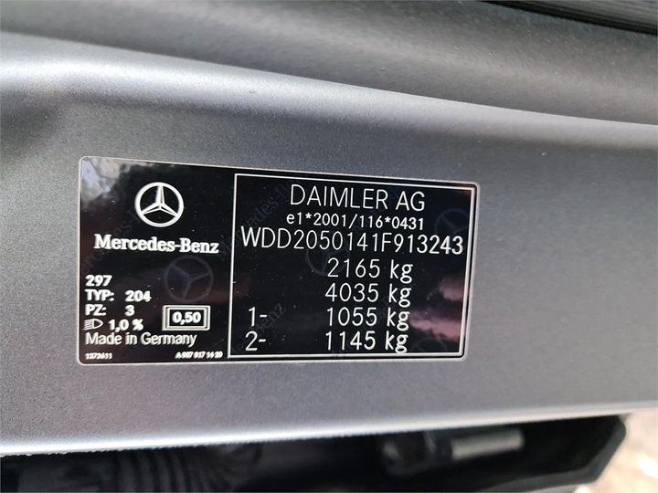 Photo 8 VIN: WDD2050141F913243 - MERCEDES-BENZ C220 