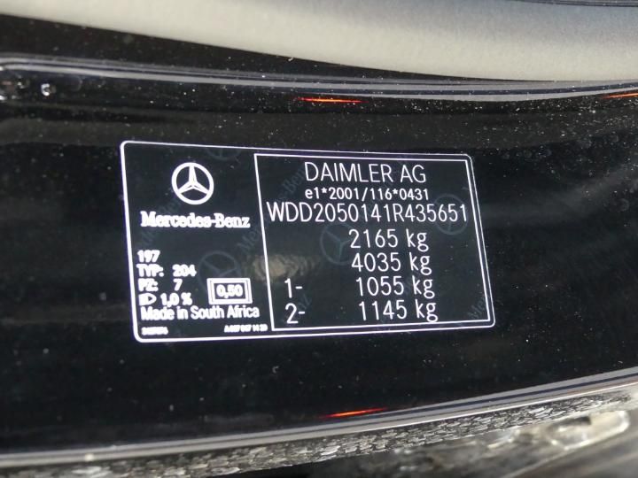 Photo 6 VIN: WDD2050141R435651 - MERCEDES-BENZ C BERLINE 