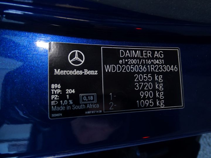 Photo 5 VIN: WDD2050361R233046 - MERCEDES-BENZ C-KLASSE 