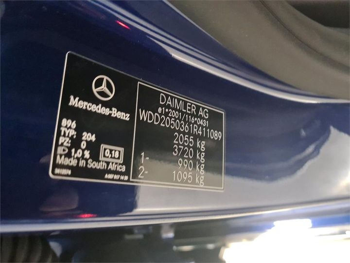 Photo 8 VIN: WDD2050361R411089 - MERCEDES-BENZ C180 