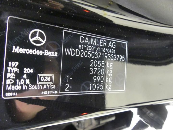 Photo 13 VIN: WDD2050371R333795 - MERCEDES-BENZ C 