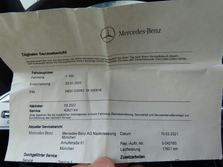 Photo 11 VIN: WDD2050831R556816 - MERCEDES-BENZ C 