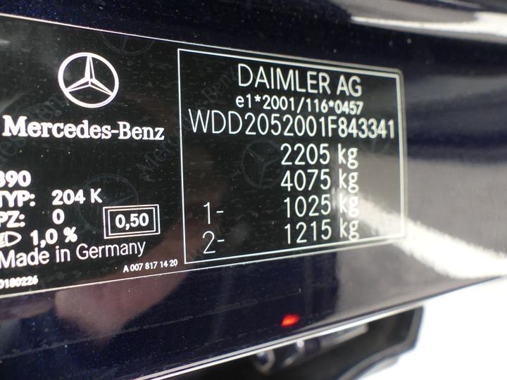 Photo 2 VIN: WDD2052001F843341 - MERCEDES-BENZ C BREAK 