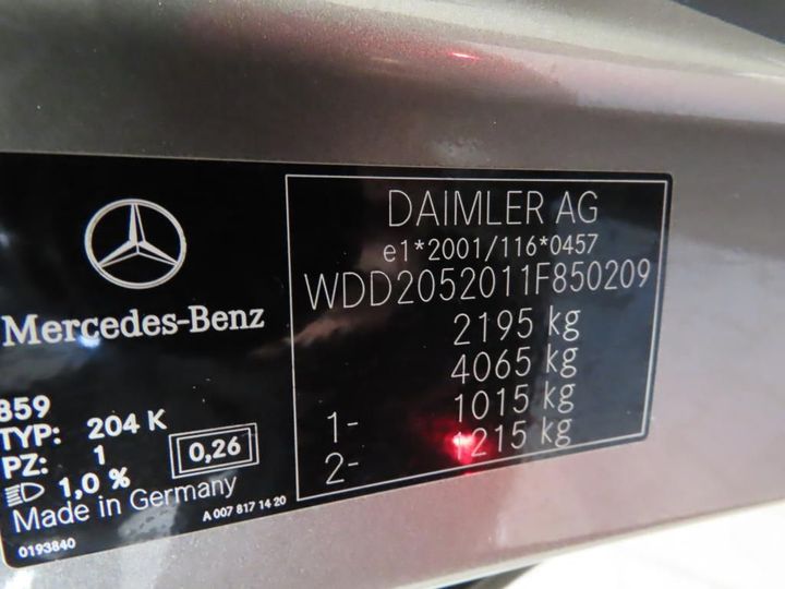 Photo 12 VIN: WDD2052011F850209 - MERCEDES-BENZ C T-MODEL 