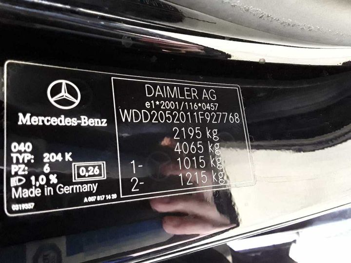 Photo 12 VIN: WDD2052011F927768 - MERCEDES-BENZ C 200 D T 