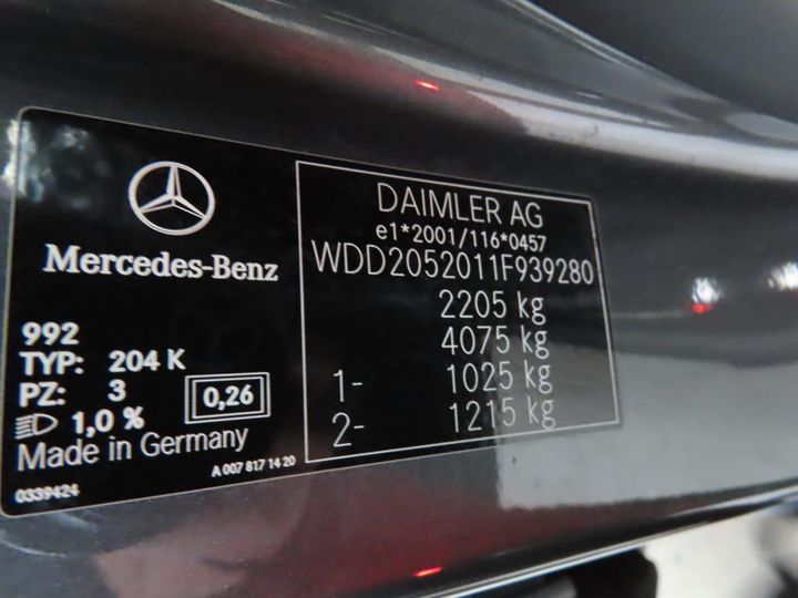 Photo 4 VIN: WDD2052011F939280 - MERCEDES-BENZ C 