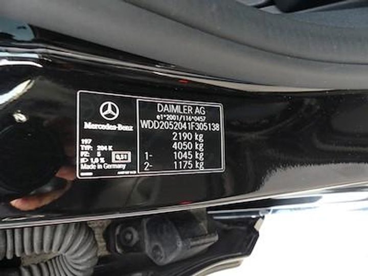 Photo 12 VIN: WDD2052041F305138 - MERCEDES-BENZ CLASSE C BREAK DIESEL (S205) 