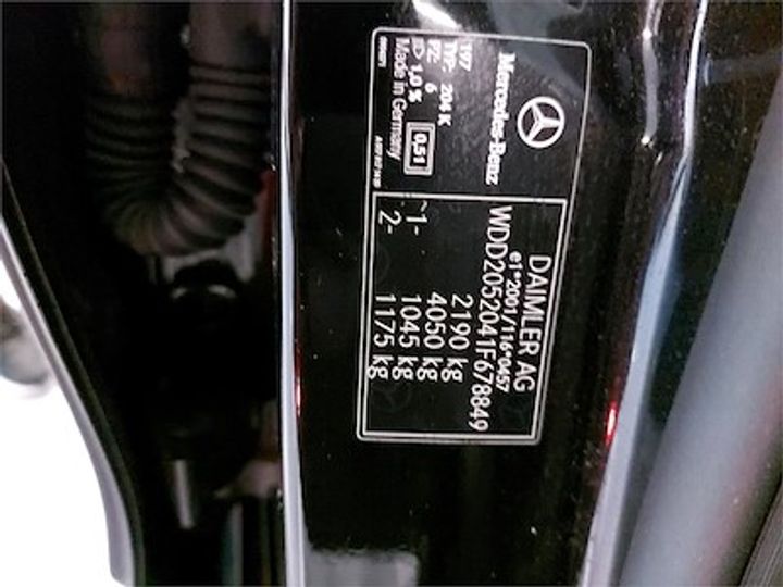 Photo 11 VIN: WDD2052041F678849 - MERCEDES-BENZ CLASSE C BREAK DIESEL (S205) 