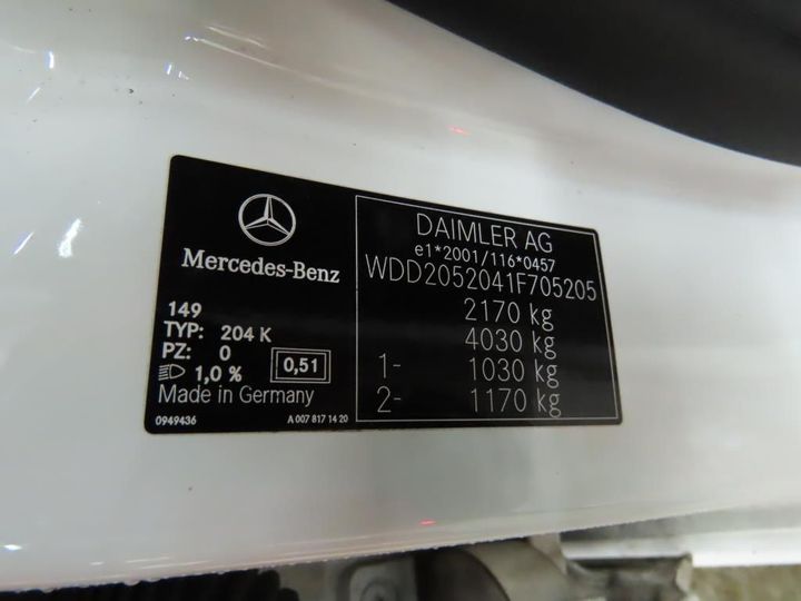 Photo 13 VIN: WDD2052041F705205 - MERCEDES-BENZ C T-MODEL 