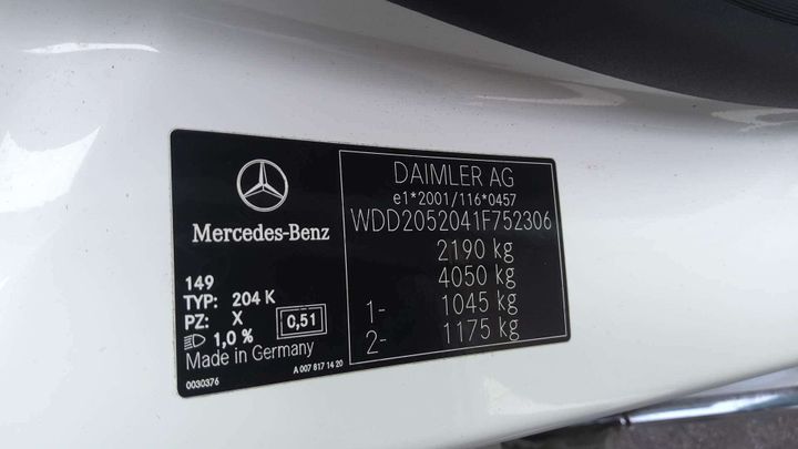 Photo 23 VIN: WDD2052041F752306 - MERCEDES-BENZ CLASE C 