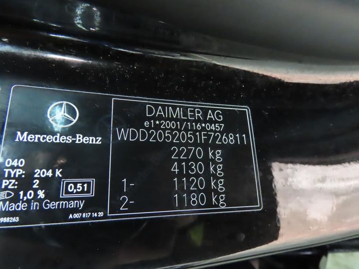 Photo 13 VIN: WDD2052051F726811 - MERCEDES-BENZ C T-MODEL 