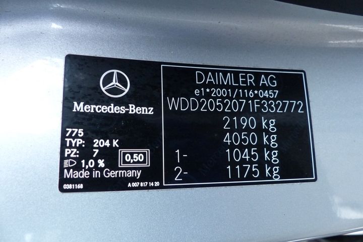 Photo 5 VIN: WDD2052071F332772 - MERCEDES-BENZ C-KLASSE 