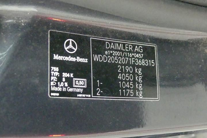 Photo 5 VIN: WDD2052071F368315 - MERCEDES-BENZ C-KLASSE 