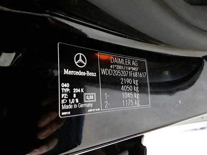 Photo 15 VIN: WDD2052071F681617 - MERCEDES-BENZ C 200D 