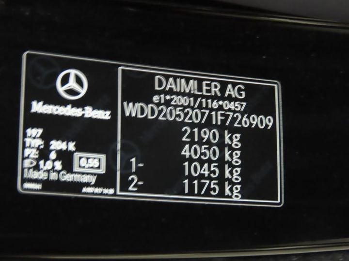 Photo 13 VIN: WDD2052071F726909 - MERCEDES-BENZ C T-MODEL 