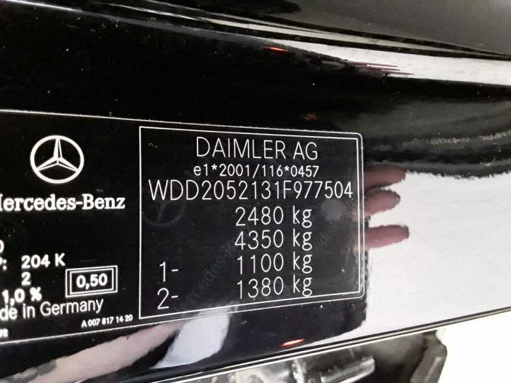 Photo 16 VIN: WDD2052131F977504 - MERCEDES-BENZ C 300DE 