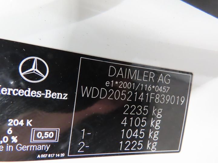 Photo 16 VIN: WDD2052141F839019 - MERCEDES-BENZ C T-MODEL 