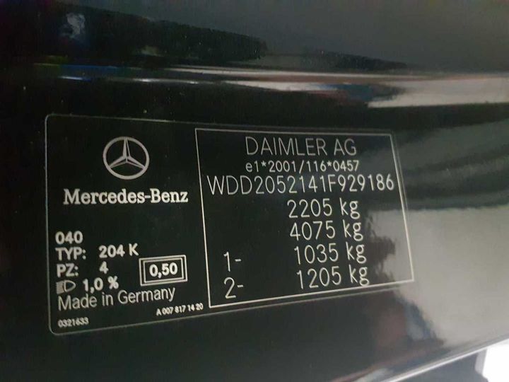 Photo 12 VIN: WDD2052141F929186 - MERCEDES-BENZ C 220 D T 9G-TRONIC 