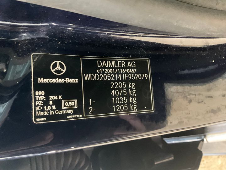 Photo 3 VIN: WDD2052141F952079 - MERCEDES-BENZ C-CLASS 