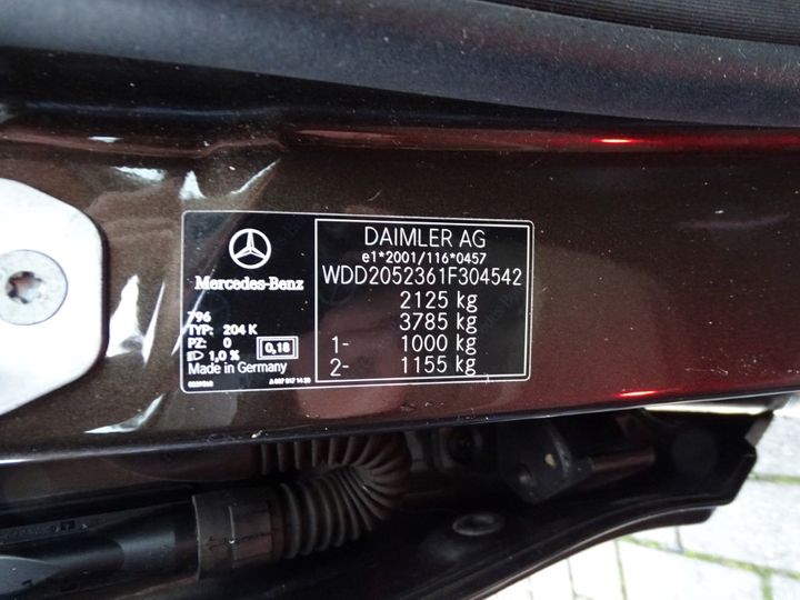 Photo 5 VIN: WDD2052361F304542 - MERCEDES-BENZ C-KLASSE 