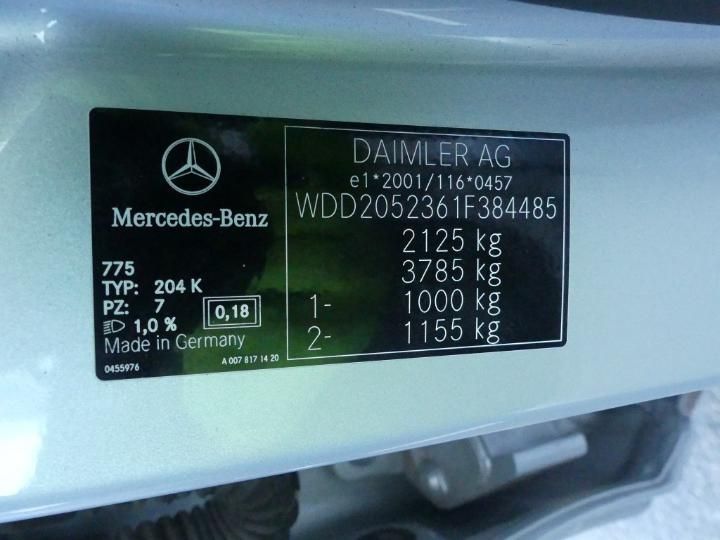 Photo 6 VIN: WDD2052361F384485 - MERCEDES-BENZ C BREAK 