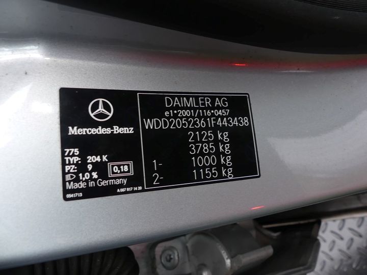 Photo 5 VIN: WDD2052361F443438 - MERCEDES-BENZ C-KLASSE 