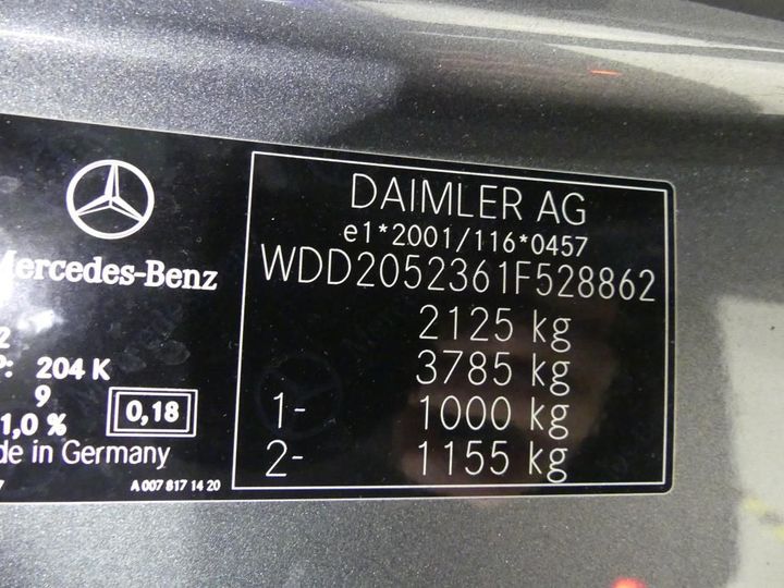 Photo 3 VIN: WDD2052361F528862 - MERCEDES-BENZ C BREAK 