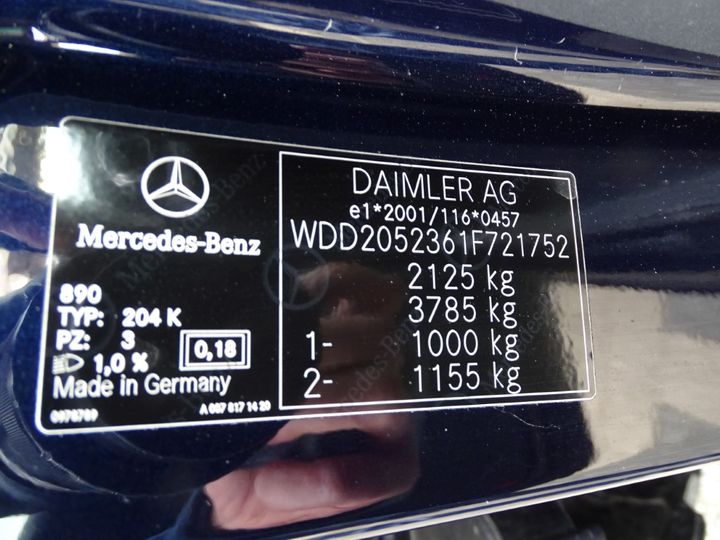 Photo 4 VIN: WDD2052361F721752 - MERCEDES-BENZ C-KLASSE 