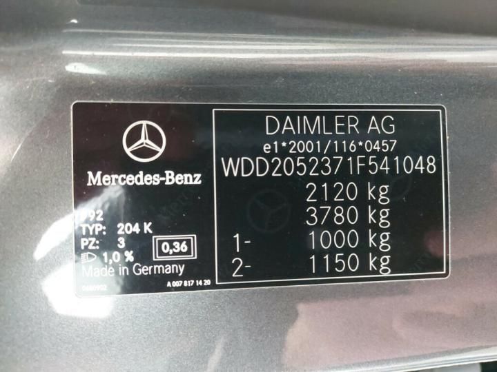 Photo 28 VIN: WDD2052371F541048 - MERCEDES-BENZ C 