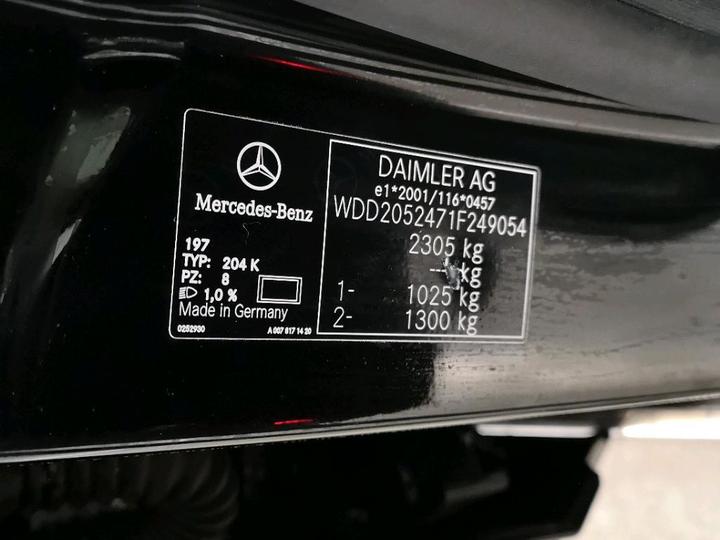 Photo 8 VIN: WDD2052471F249054 - MERCEDES-BENZ C350 