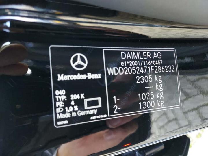 Photo 29 VIN: WDD2052471F286232 - MERCEDES-BENZ C-KLASSE 