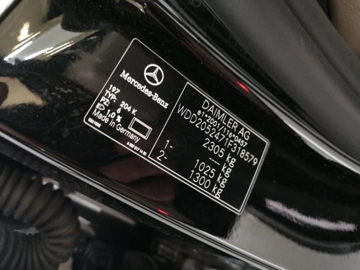 Photo 14 VIN: WDD2052471F318579 - MERCEDES-BENZ C-KLASSE 