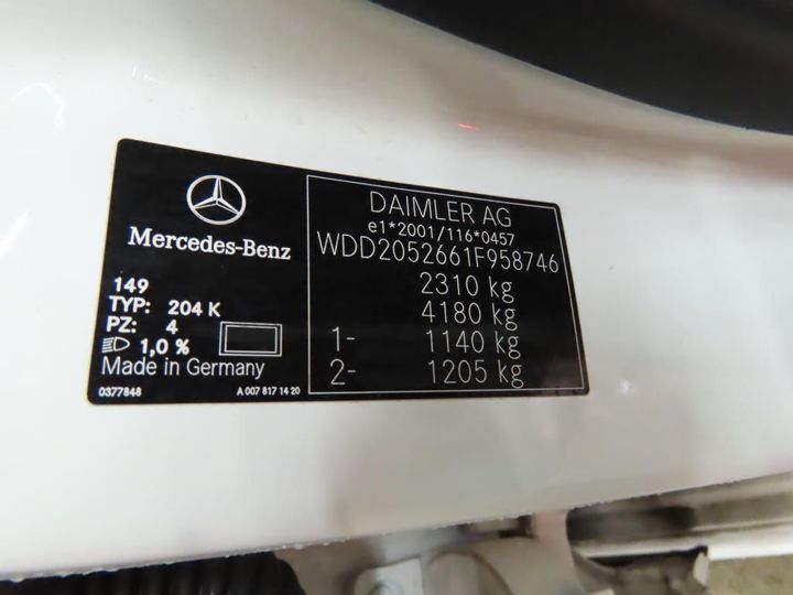 Photo 12 VIN: WDD2052661F958746 - MERCEDES-BENZ C T-MODEL 