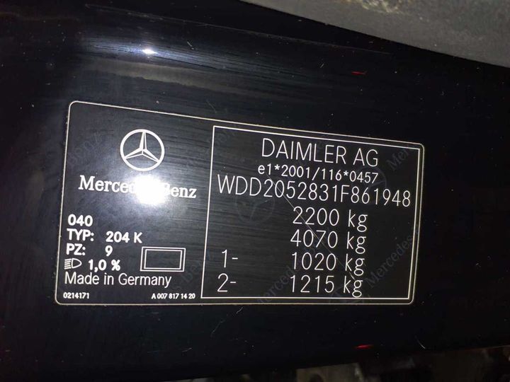 Photo 12 VIN: WDD2052831F861948 - MERCEDES-BENZ C 300 T 9G-TRONIC 