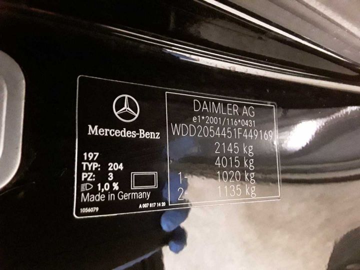 Photo 18 VIN: WDD2054451F449169 - MERCEDES-BENZ C 250 