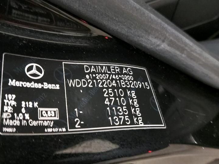 Photo 6 VIN: WDD2122041B320915 - MERCEDES-BENZ E BREAK 