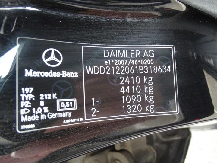 Photo 5 VIN: WDD2122061B318634 - MERCEDES-BENZ E-KLASSE 