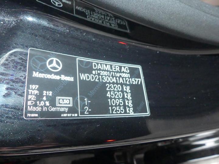 Photo 4 VIN: WDD2130041A121577 - MERCEDES-BENZ E-KLASSE 