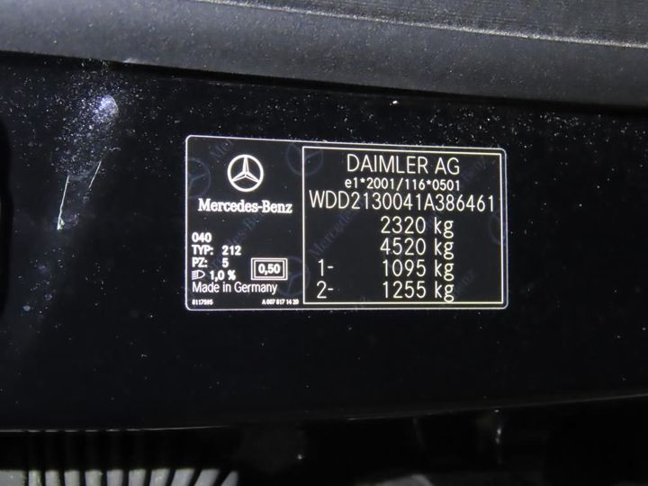 Photo 12 VIN: WDD2130041A386461 - MERCEDES-BENZ E 