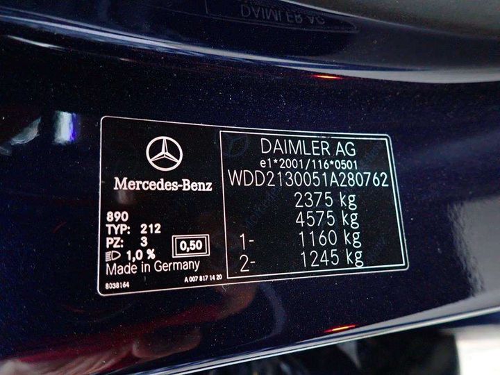 Photo 5 VIN: WDD2130051A280762 - MERCEDES-BENZ E KLASA 