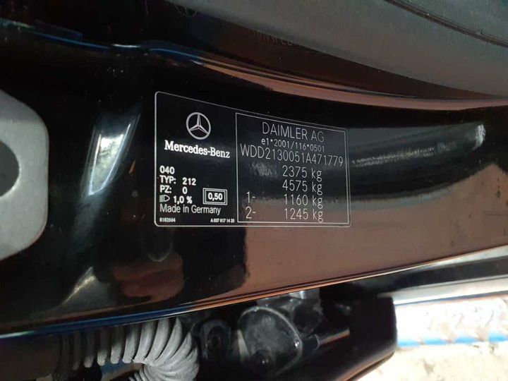 Photo 13 VIN: WDD2130051A471779 - MERCEDES-BENZ E 220 D 4MATIC 