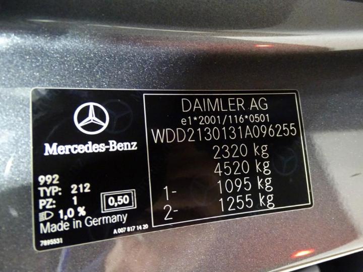 Photo 6 VIN: WDD2130131A096255 - MERCEDES-BENZ E BERLINE 