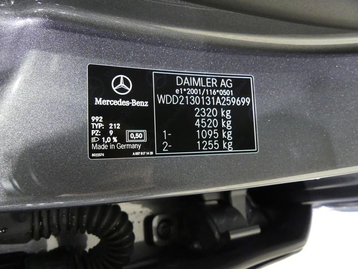 Photo 4 VIN: WDD2130131A259699 - MERCEDES-BENZ E 