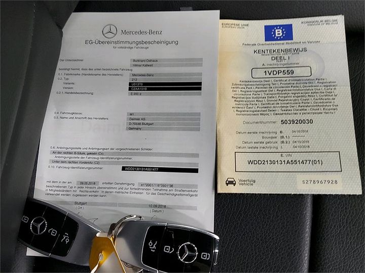 Photo 4 VIN: WDD2130131A551477 - MERCEDES-BENZ E BERLINE 